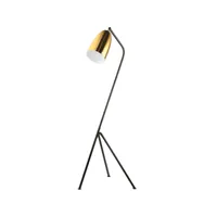 lampadaire trépied - lampe de salon design - cavalleta doré