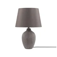 lampe de table en céramique brune fergus 318597
