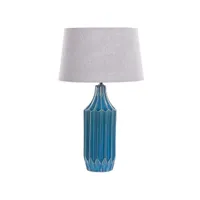 lampe à poser en céramique bleue abava 337803