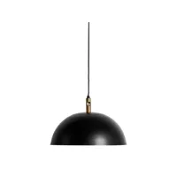 lustre en fer, de couleur noir, 39x39x28 cm