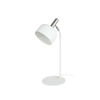 lampe de table tilt metal blanc/or