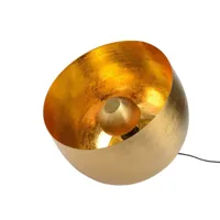 lampe à poser samuel dorée ø 38 cm - amadeus