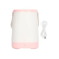 lampe veilleuse pour nursery avec recharge usb, base en silicone, design portable