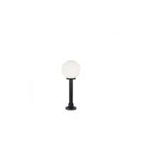 lampadaire blanc classic globe 1 ampoule en résine