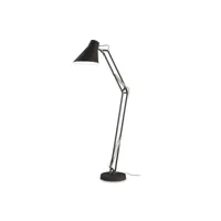 ideal lux sally lampadaire de travail ajustable noir