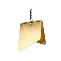 suspension métal doré beccia l 40 x h 15 x p 35 cm