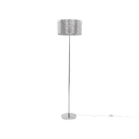 lampadaire design en nickel nuon 124301
