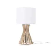 lampe de table blanc carrion 81480