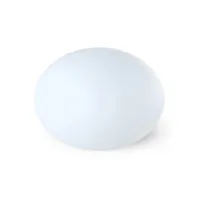boule lumineuse flatball (d35cm) en polyéthylène blanc