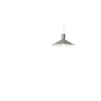 lampe à suspension elio en métal verni gris
