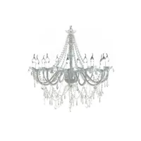 lustre vénitien baroque 12 feux 1600 cristaux -asaf24052 meuble pro