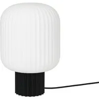 broste copenhagen - lolly lampe de table ø 20 x h 30 cm, noir / blanc