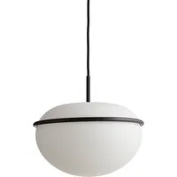 woud - pump lampe suspendue, ø 26 cm, noir / blanc