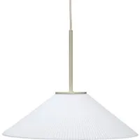 hübsch interior - solid lampe suspendue, sable / blanc