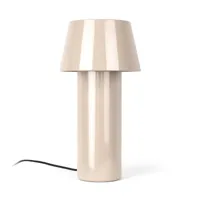 hana - bll lampe de table, laquée haute brillance chamois (ral 0608005)