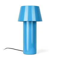 hana - bll lampe de table, laquée haute brillance clear blue (ral 2406040)