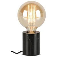 lampe cylindrique marbre noir olympe