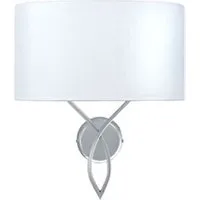 lampe de lecture tosel 30450 applique armé métal aluminium et blanc l 40 p 22 h 45 cm ampoule e27