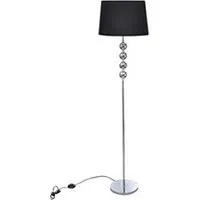 lampe de lecture vidaxl lampadaire avec support haut décoration à 4 boules noir