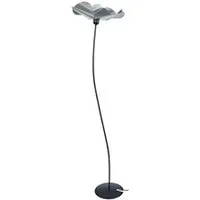 lampe de lecture tosel 50970 lampadaire arbre métal noir et aluminium l 40 p 40 h 155 cm ampoule e27