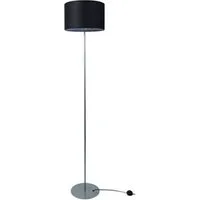 lampe de lecture tosel 50139 lampadaire droit métal aluminium et noir l 35 p 35 h 153 cm ampoule e27