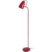 lampe de lecture tosel 95107 lampadaire liseuse articulé métal rouge l 40 p 40 h 150 cm ampoule e27