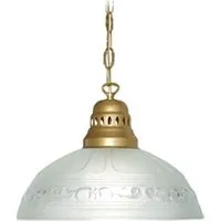 lampe de lecture tosel 12693 suspension dôme verre satiné l 35 p 35 h 85 cm ampoule e27