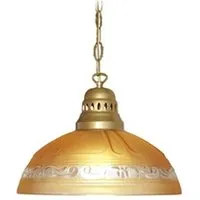 lampe de lecture tosel 12694 suspension dôme verre ambre l 35 p 35 h 85 cm ampoule e27