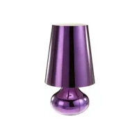 autres luminaires generique kartell 9100m8 lampe de chevet cindy (violet)