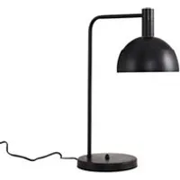 lampe de bureau home mania homemania lampe de bureau helen - noir - 34 x 34 x 45 cm