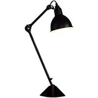 lampe de bureau home mania homemania lampe de bureau link - noir - 28 x 15 x 58 cm - e27 1x40w