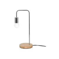lampe à poser generique lampe de table de style scandinave - bor argenté