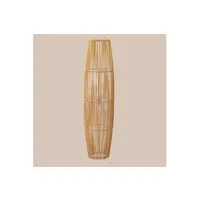pied de lampe sklum lampadaire en bambou khumo naturel 101 cm