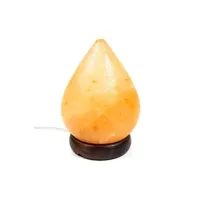 lampe à poser phoenix import lampe en cristal de sel en forme de goutte