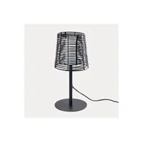 lampadaire de jardin sklum lampe d´extérieur bissel noir 50 cm