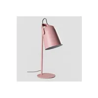 lampe à poser sklum lampe de table môma rosa peachskin 39 cm