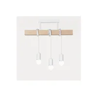 suspension sklum lampe suspendue tina s blanc 97 cm