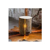 lampe à poser generique ledr wood light - bois de frêne taille m - eco-friendly