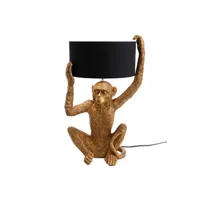 lampe à poser amadeus lampe de table singe 57 cm