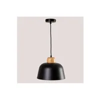 suspension sklum lampe suspendue claudi noir 178 cm