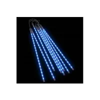 guirlande lumineuses vidaxl guirlandes lumineuses 8 pcs 50 cm 288 led bleu