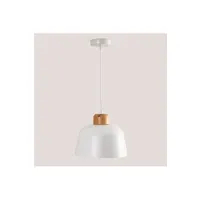suspension sklum lampe suspendue claudi blanc 178 cm