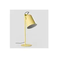 lampe à poser sklum lampe de table môma jaune citron 39 cm