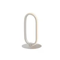 lampe à poser fan europe infinity - lampe de table led intégrée, blanc, 4000k
