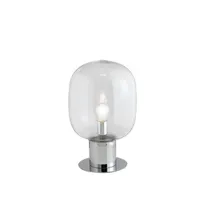 lampe à poser fan europe fellins lampe de table globe chrome 30x47cm