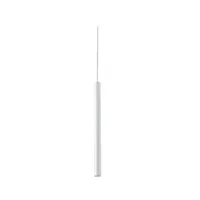 suspension fan europe oboe - luminaire suspendu mince en aluminium à del intégré, blanc, 4000k