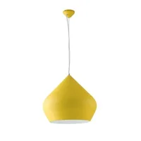 suspension fan europe tholos - suspension de plafond dome, jaune, blanc, e27