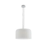 suspension fan europe gibus - luminaire suspendu à dôme brillant, blanc, e27
