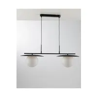 suspension fan europe luce_ambiente_design - suspension de plafond globe bar, noir, e27