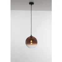 suspension fan europe luce_ambiente_design - pendentif globe dome, cuivre, transparent, e27